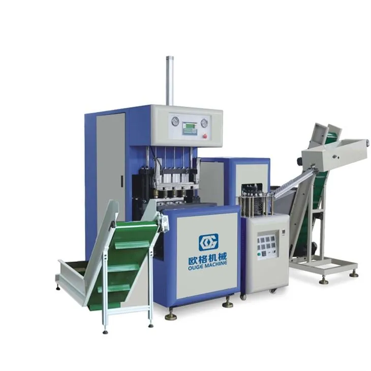 Semi Automatic 4 Cavity PET Preform Auto-loading Plastic Bottle Making Machine