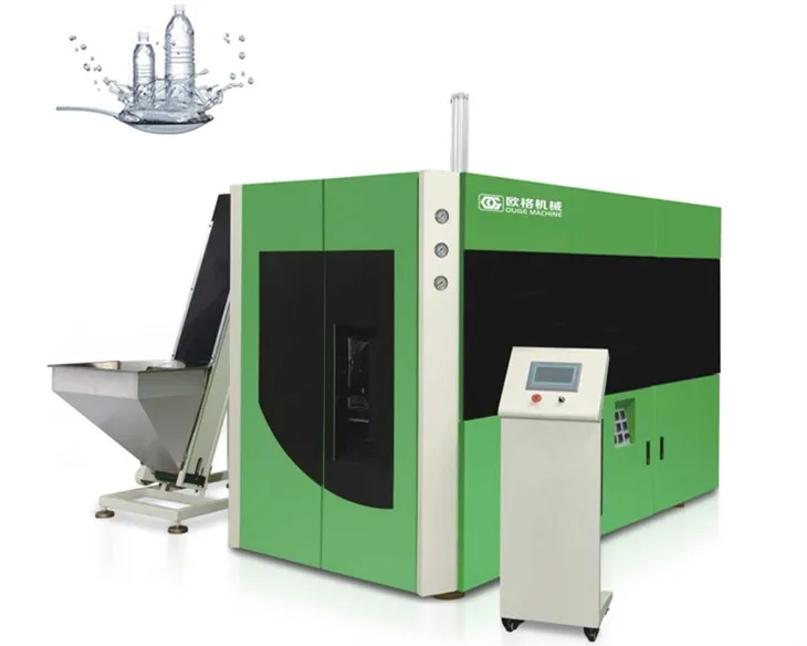 Blaasvormmachine voor plastic flessen